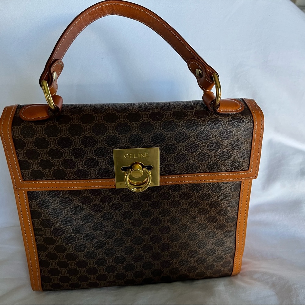 Celine vintage top handle bag